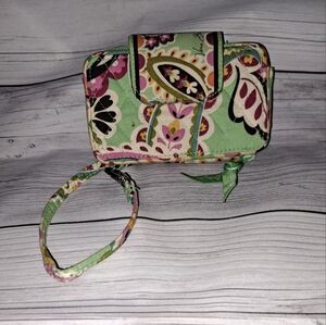 VERA BRADLEY Wallet Wristlet Retired Print "Tutti Frutti" Colorful Paisley